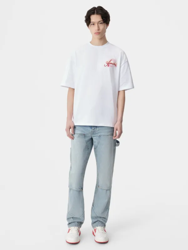 AMIRI PARADISE AIRBRUSH TEE - White sold by AMIRI