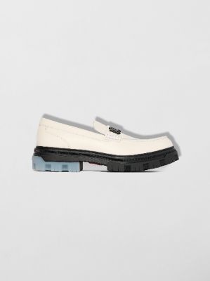 WOMEN - MILITARY SLIP ON LOAFER - White sold by AMIRI