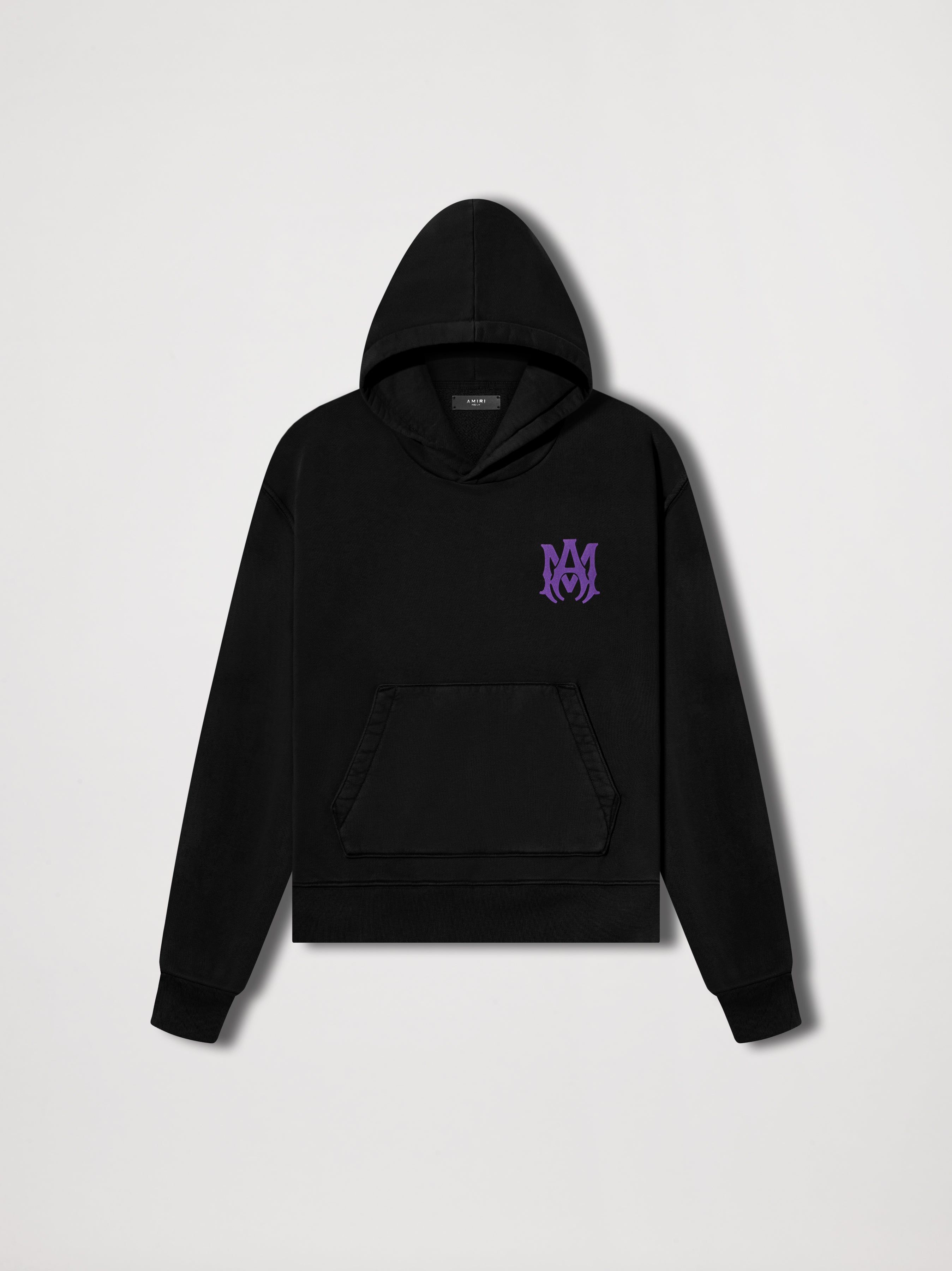 M.A. LOGO HOODIE - BLACK sold by AMIRI