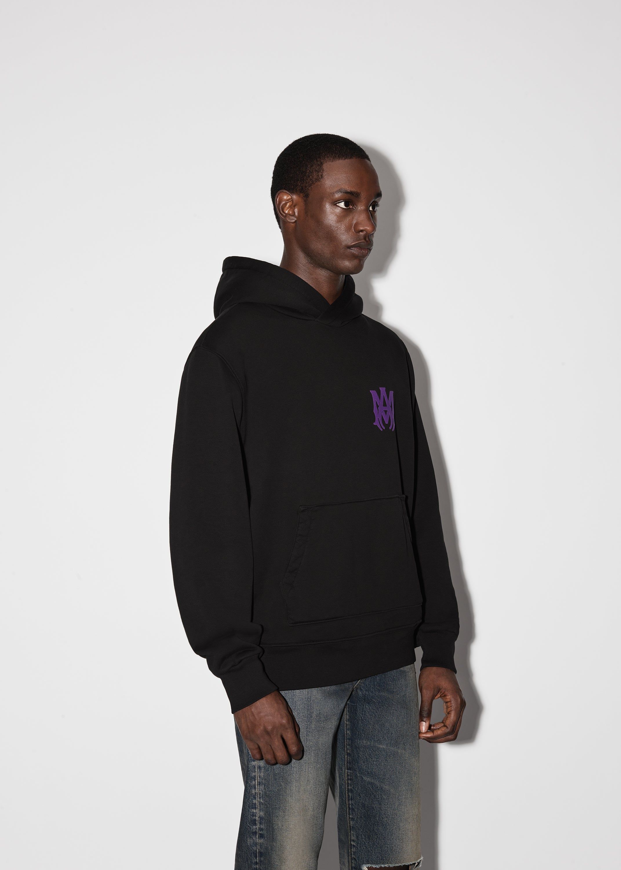 M.A. LOGO HOODIE - BLACK sold by AMIRI product image thumbnail 3