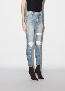 WOMEN - MX1 - BLEACHED CLAY INDIGO sold by AMIRI