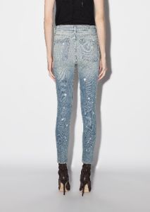 WOMEN - MX1 - BLEACHED CLAY INDIGO sold by AMIRI
