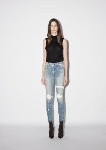 WOMEN - MX1 - BLEACHED CLAY INDIGO sold by AMIRI