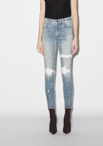 WOMEN - MX1 - BLEACHED CLAY INDIGO sold by AMIRI