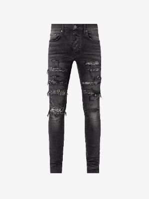 BANDANA THRASH JEAN - ANTIQUE BLACK sold by AMIRI