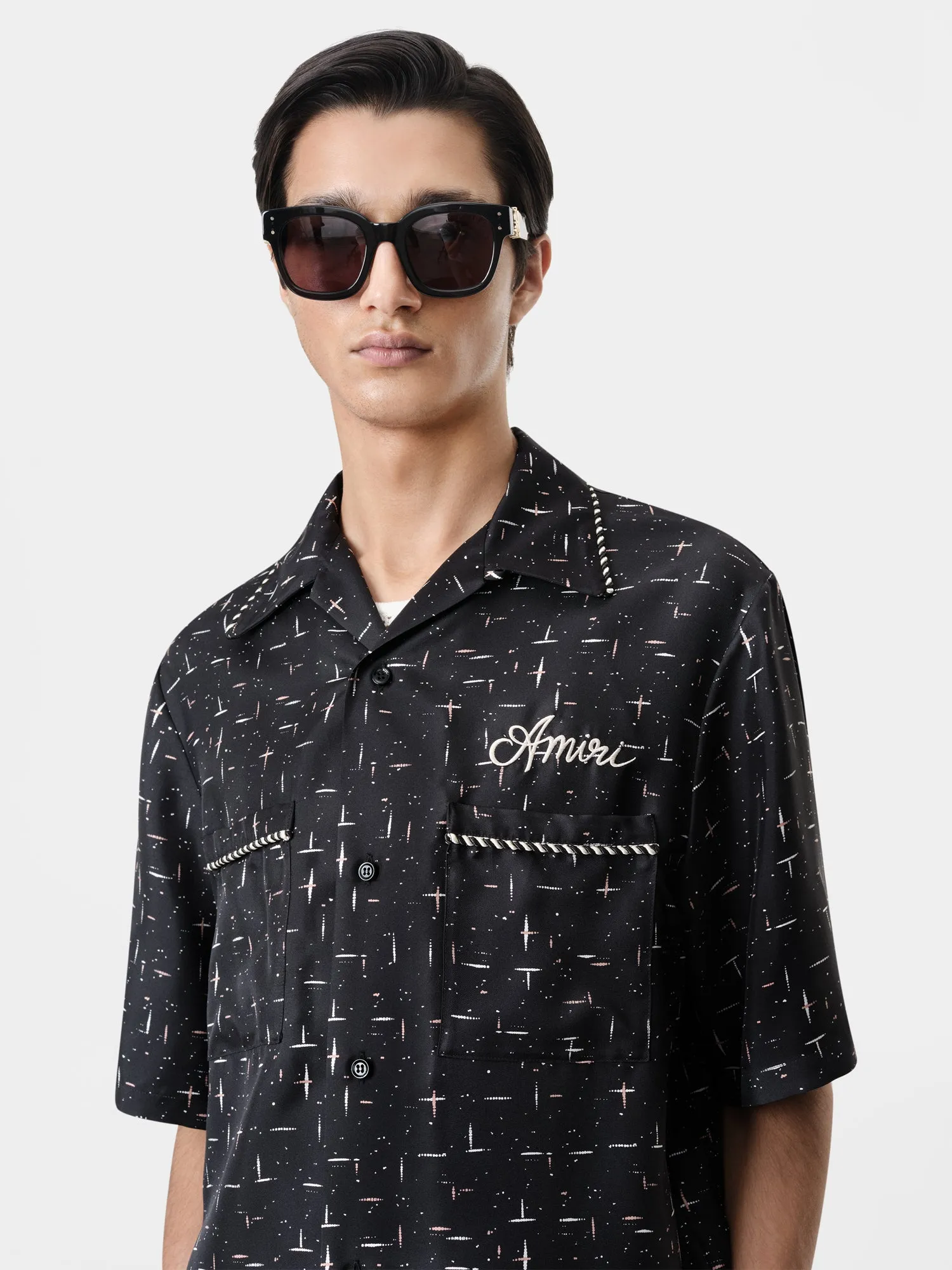 FLECK AMIRI BOWLING SHIRT - Black sold by AMIRI product image thumbnail 2