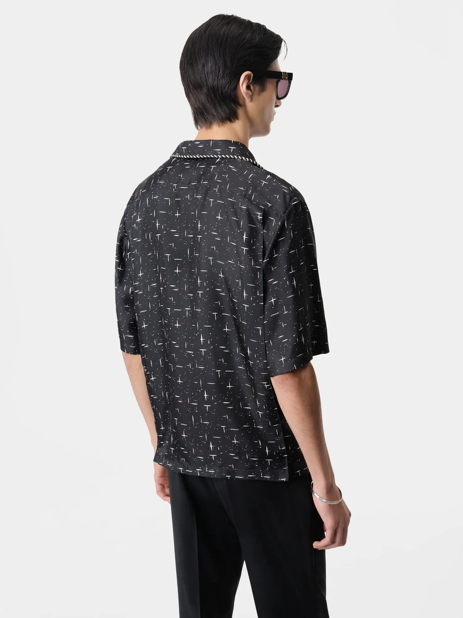 FLECK AMIRI BOWLING SHIRT - Black sold by AMIRI product image thumbnail 3