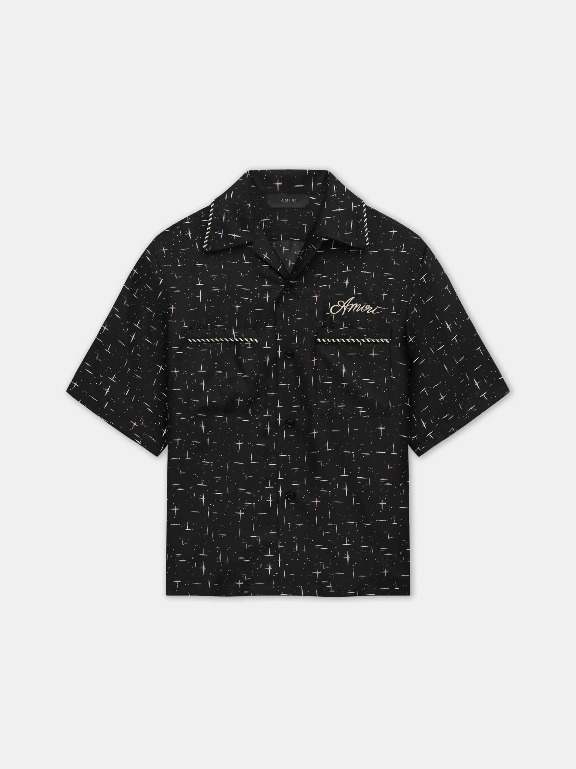 FLECK AMIRI BOWLING SHIRT - Black sold by AMIRI product image thumbnail 5