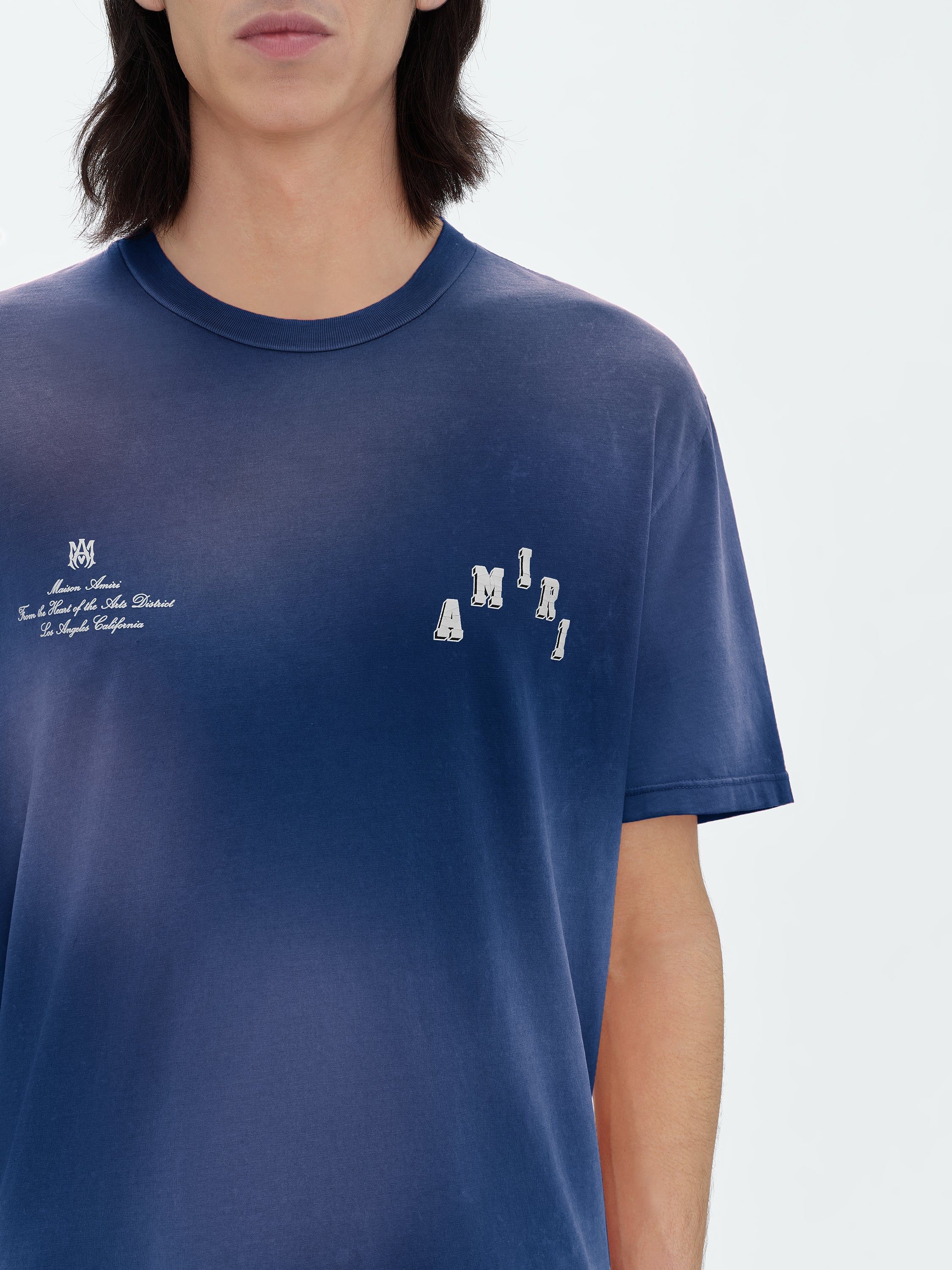 VINTAGE COLLEGIATE TEE - BLUE sold by AMIRI product image thumbnail 5