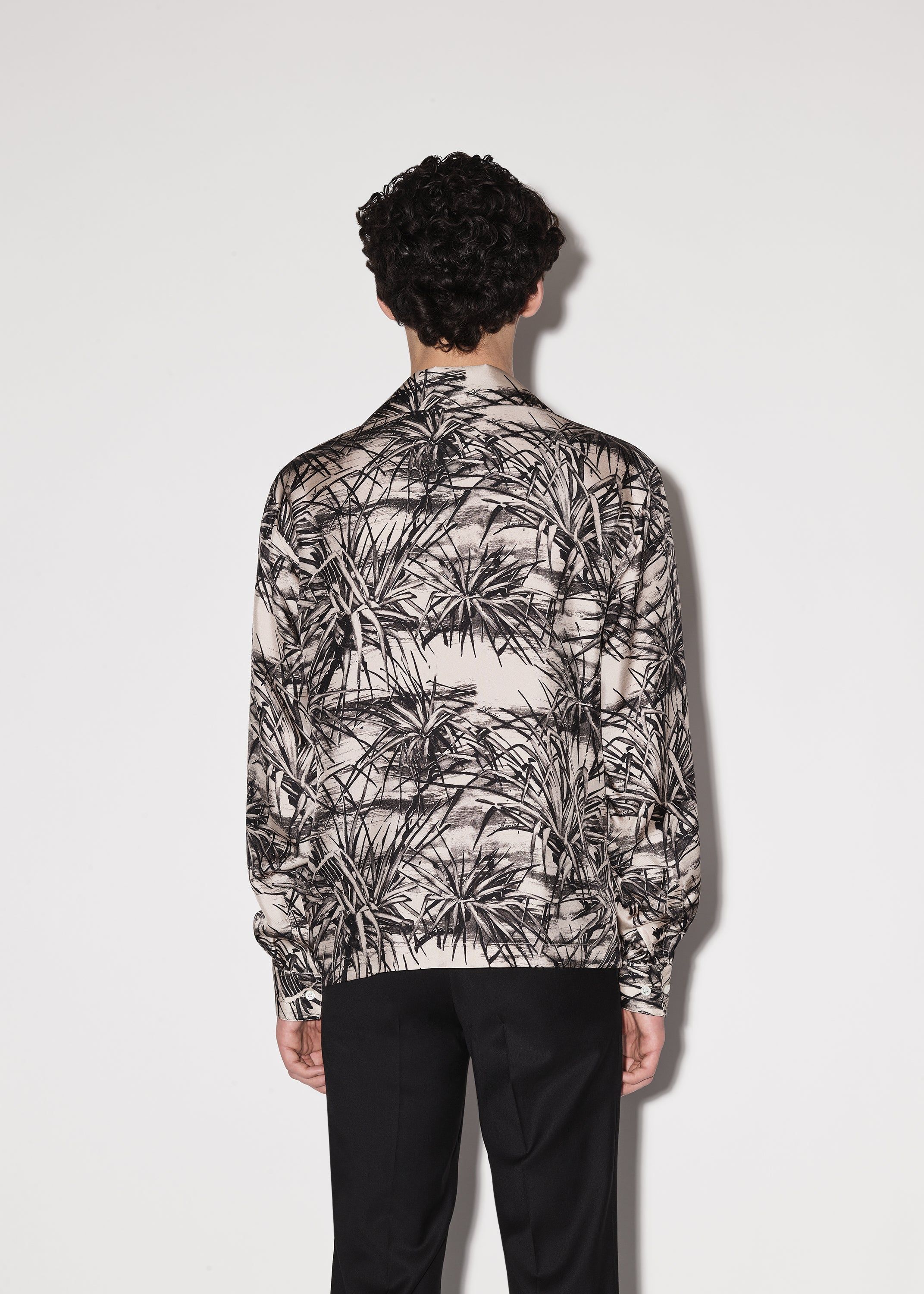 FLORAL ALOHA BOWLING SHIRT - BLACK sold by AMIRI product image thumbnail 4