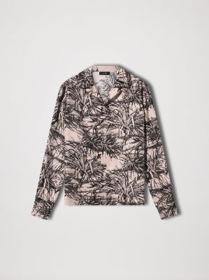 FLORAL ALOHA BOWLING SHIRT - BLACK made by AMIRI