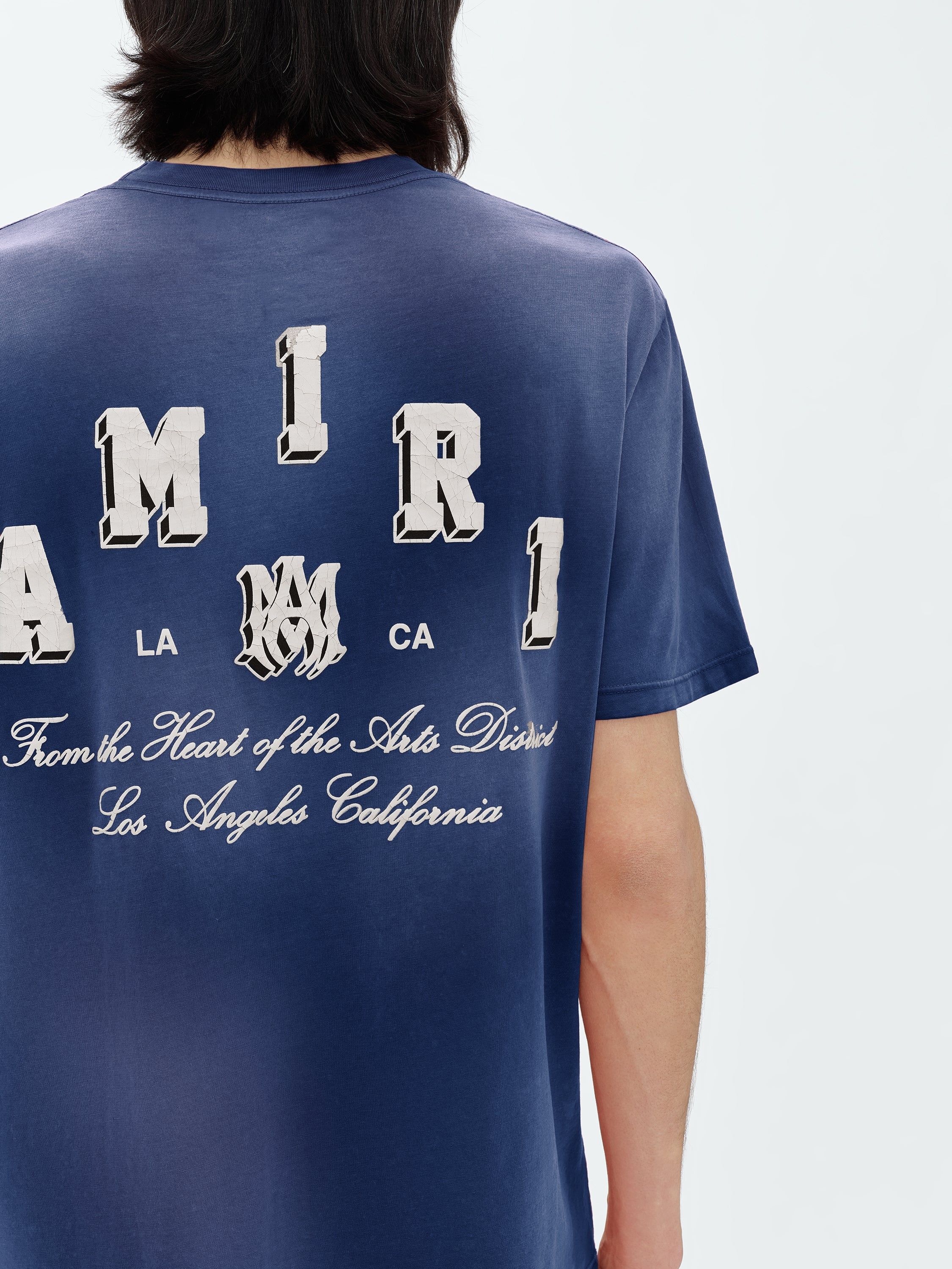 VINTAGE COLLEGIATE TEE - BLUE sold by AMIRI product image thumbnail 6