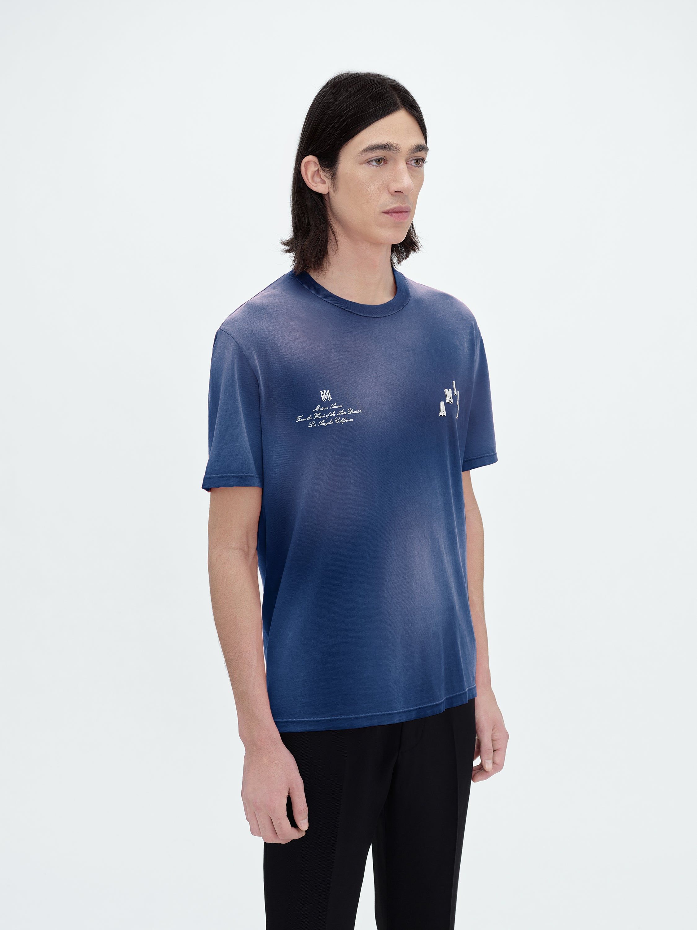 VINTAGE COLLEGIATE TEE - BLUE sold by AMIRI product image thumbnail 3