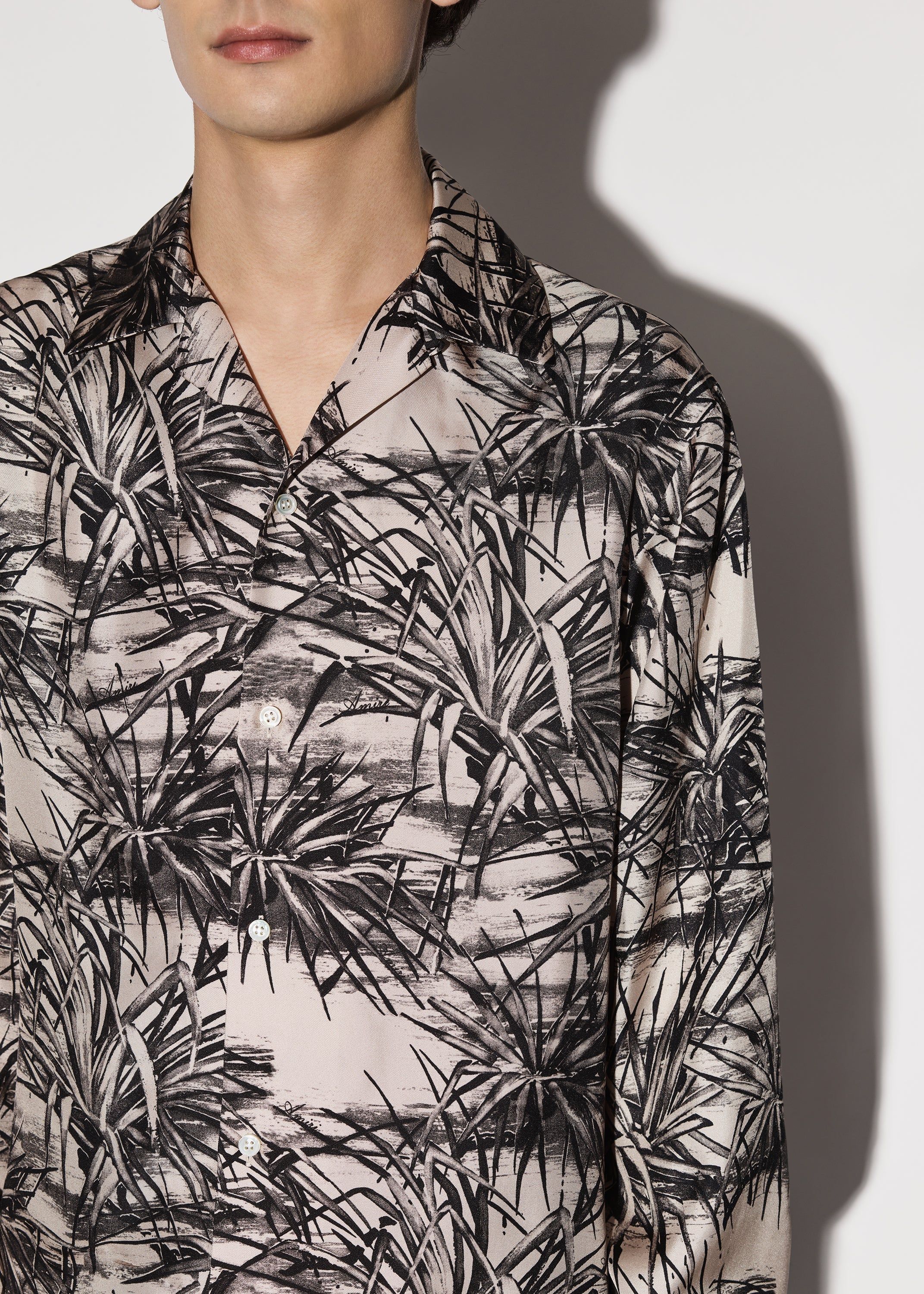 FLORAL ALOHA BOWLING SHIRT - BLACK sold by AMIRI product image thumbnail 5