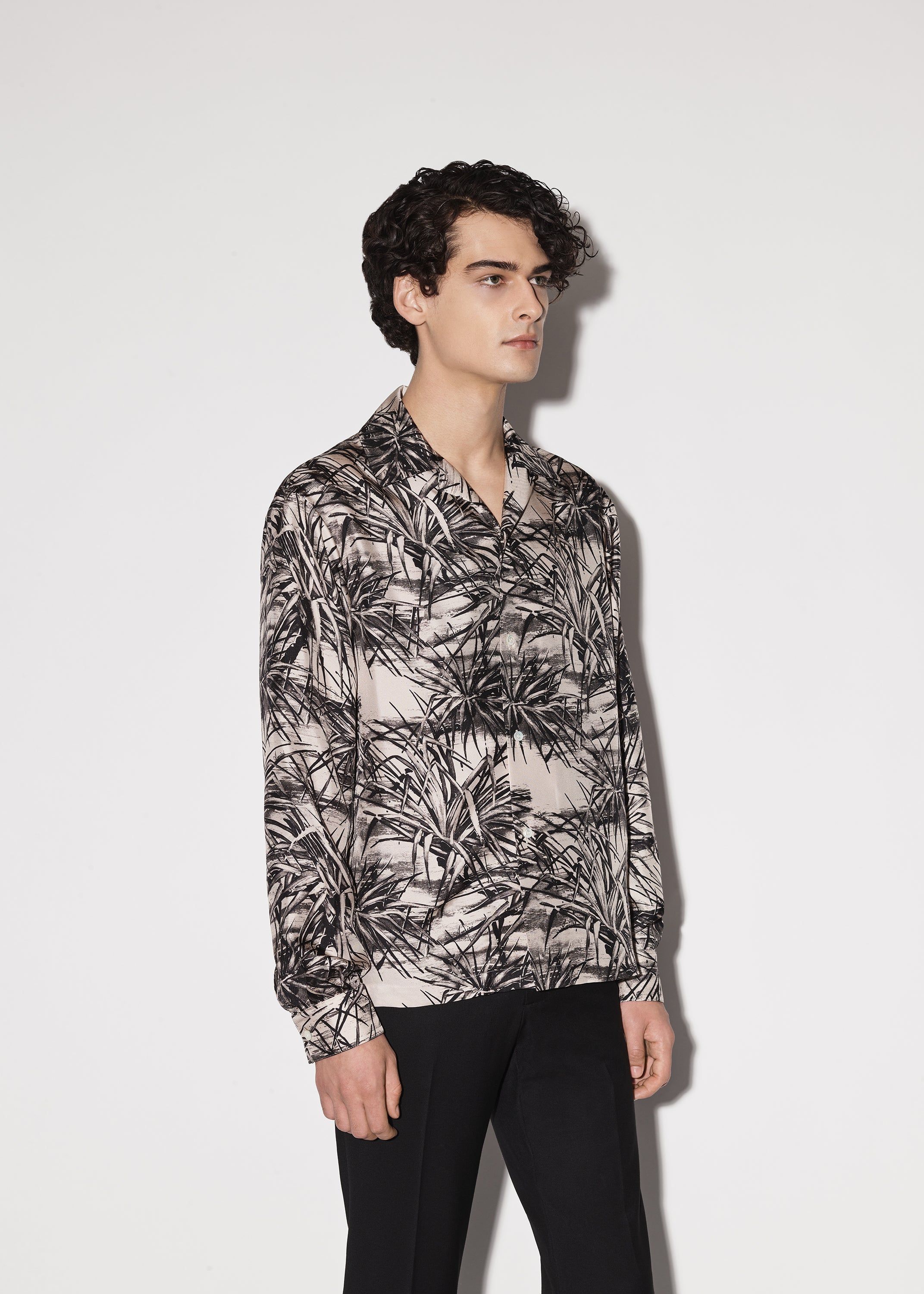 FLORAL ALOHA BOWLING SHIRT - BLACK sold by AMIRI product image thumbnail 3