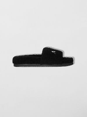 WOMEN - SHEARLING LUX SLIPPER - BLACK made by AMIRI