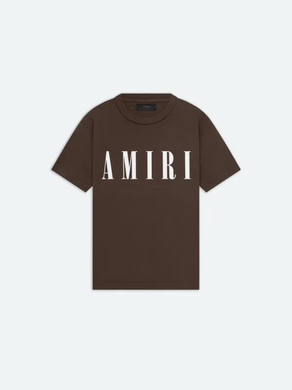WOMEN - CORE LOGO SLIM FIT TEE - Brown sold by AMIRI