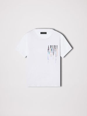 PAINT DRIP CORE LOGO TEE - WHITE sold by AMIRI