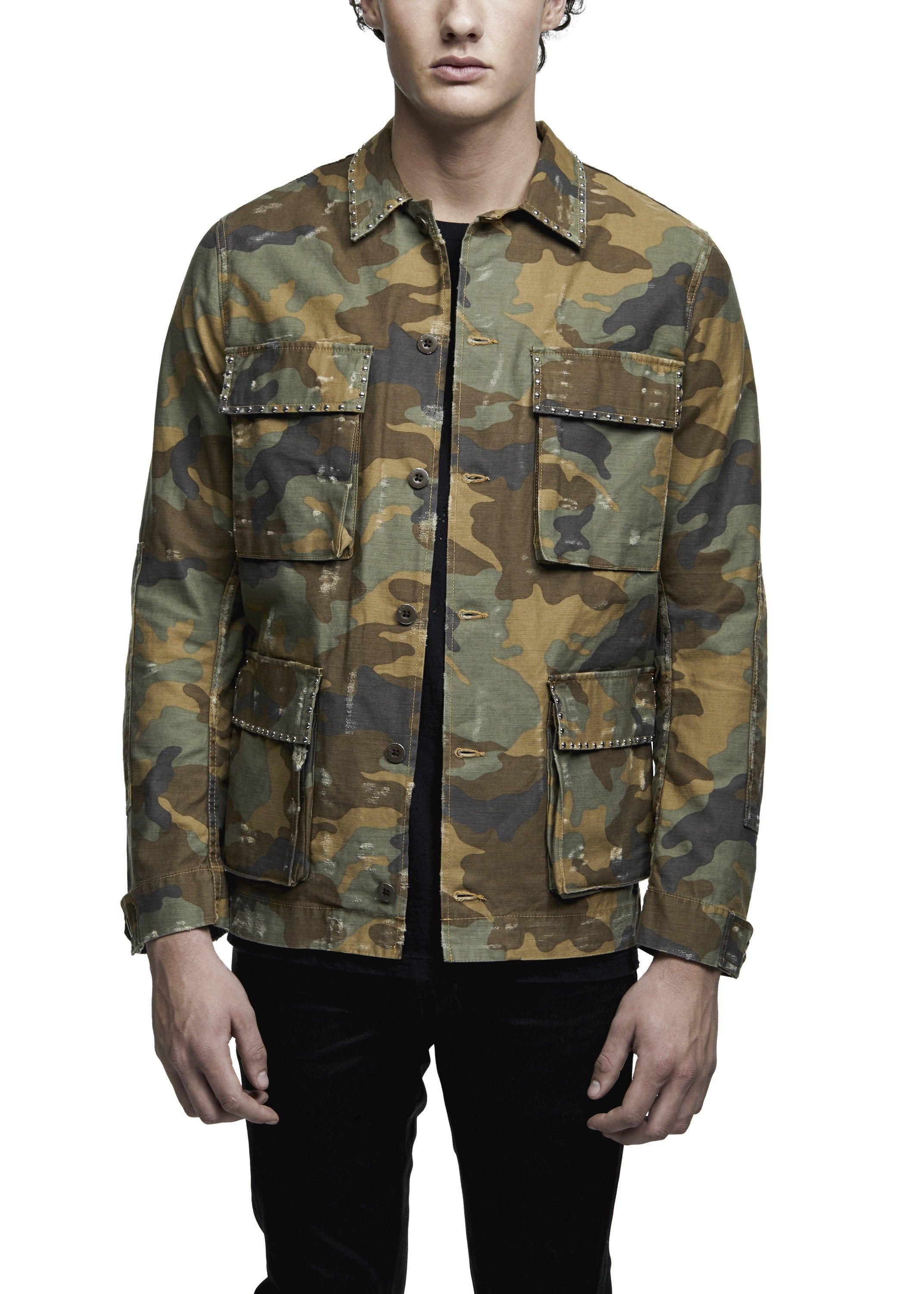 CAMO FIELD JACKET sold by AMIRI