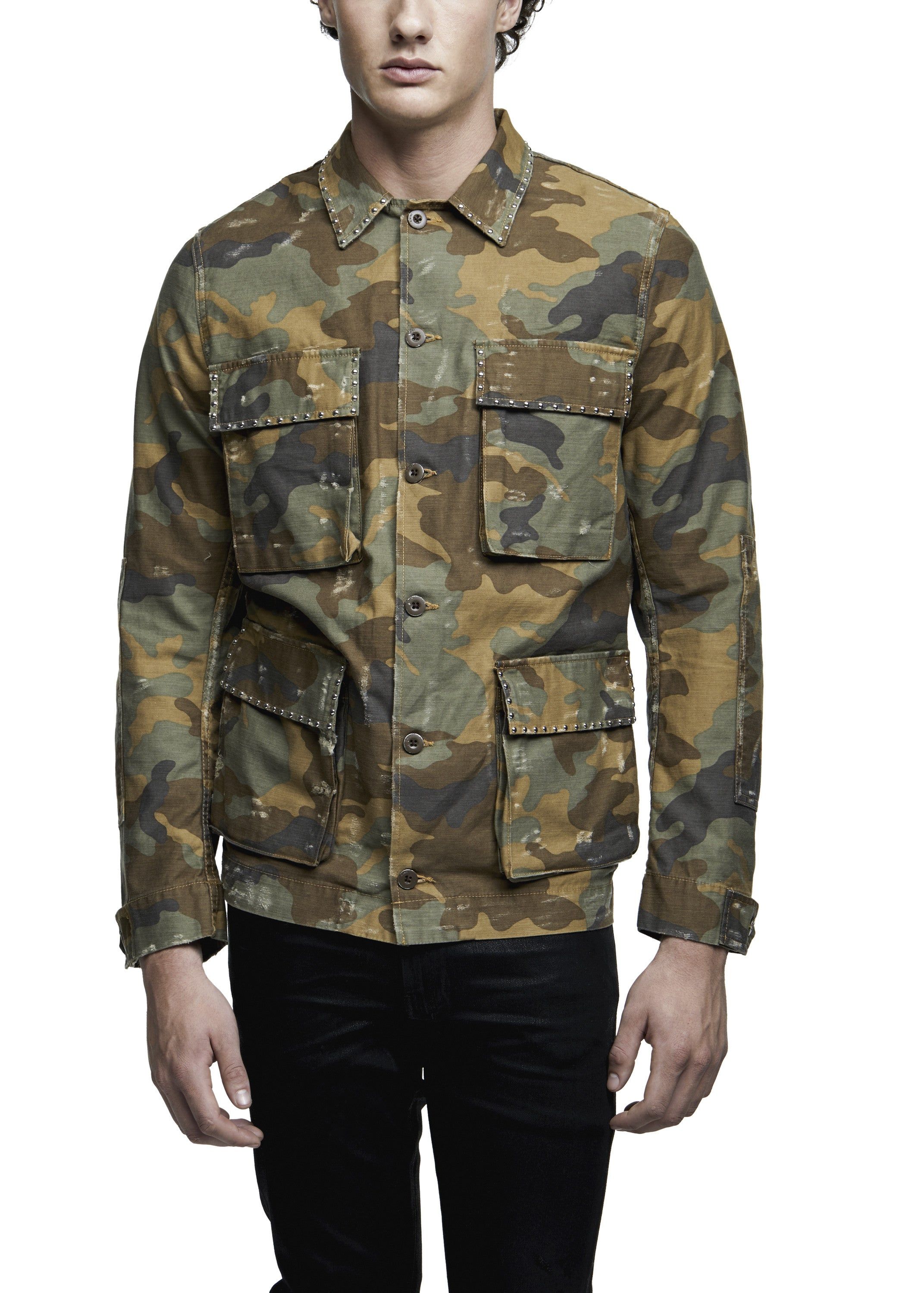 CAMO FIELD JACKET sold by AMIRI product image thumbnail 4
