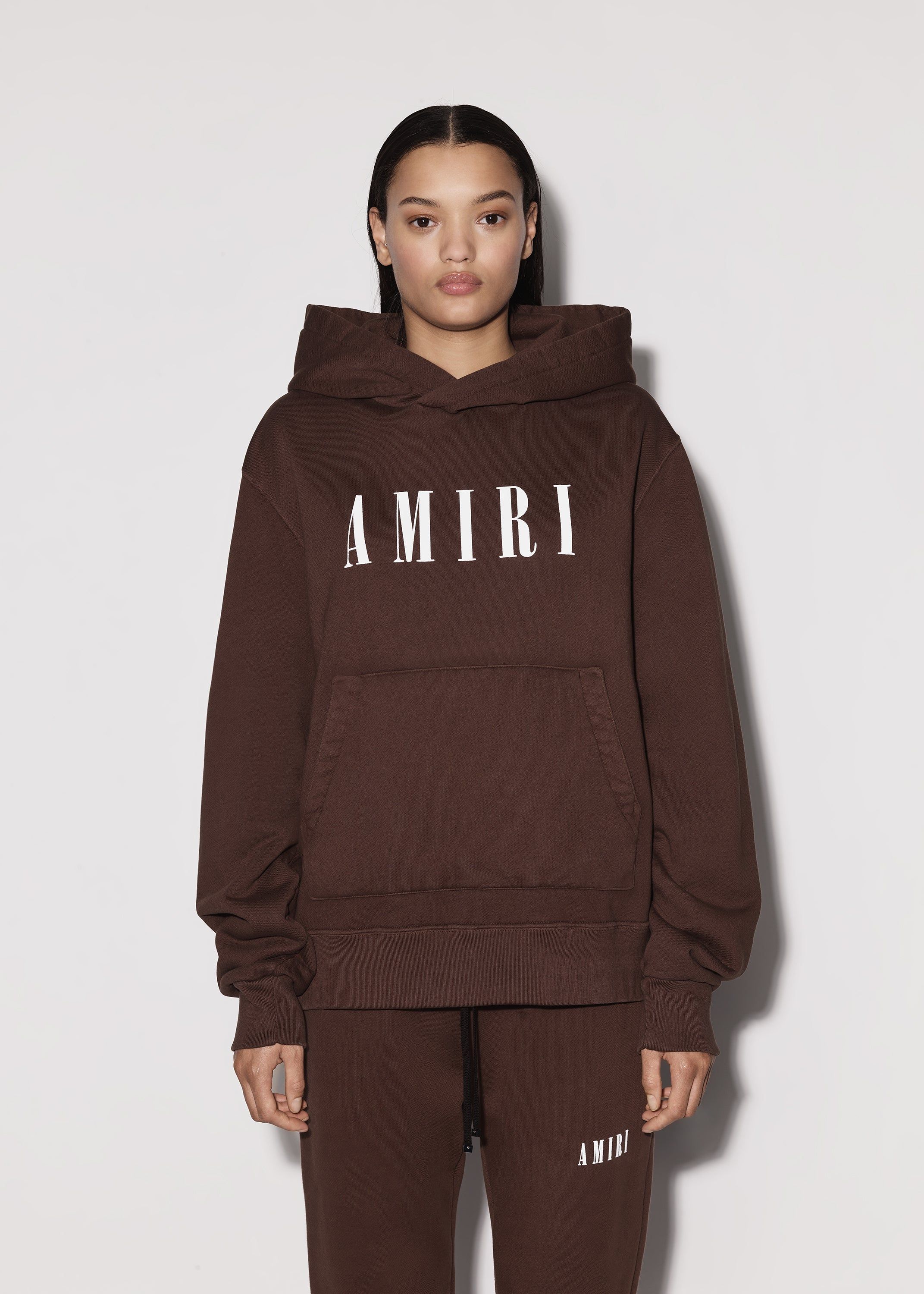 WOMEN - OVERSIZED HOODIE - BROWN sold by AMIRI product image thumbnail 3