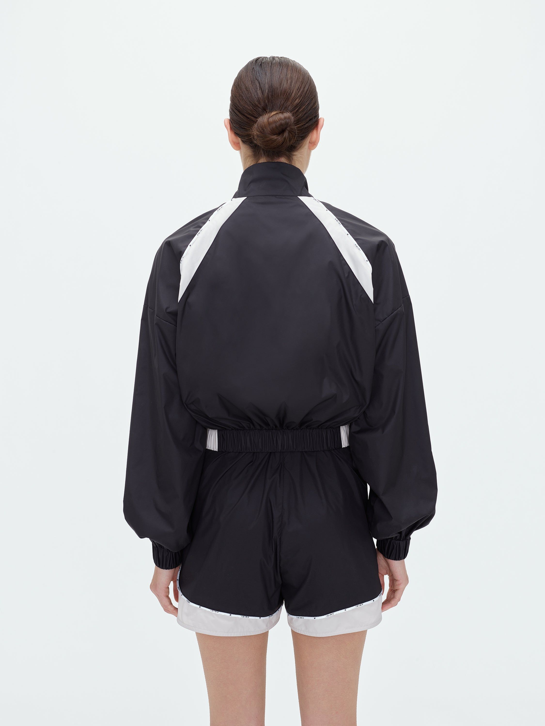 WOMEN - MA NYLON SHRUNKEN TRACK JACKET - BLACK sold by AMIRI product image thumbnail 5