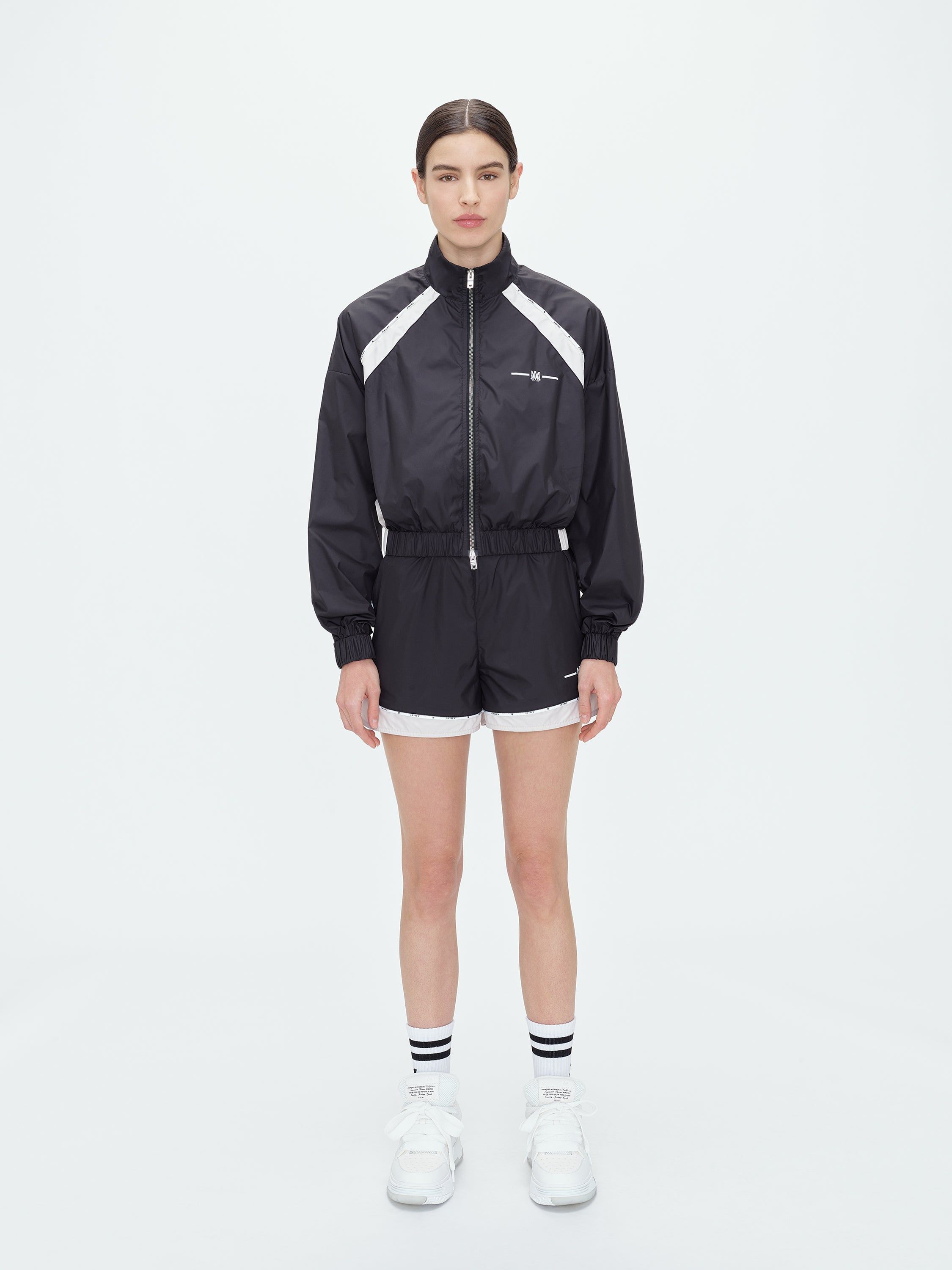 WOMEN - MA NYLON SHRUNKEN TRACK JACKET - BLACK sold by AMIRI product image thumbnail 2