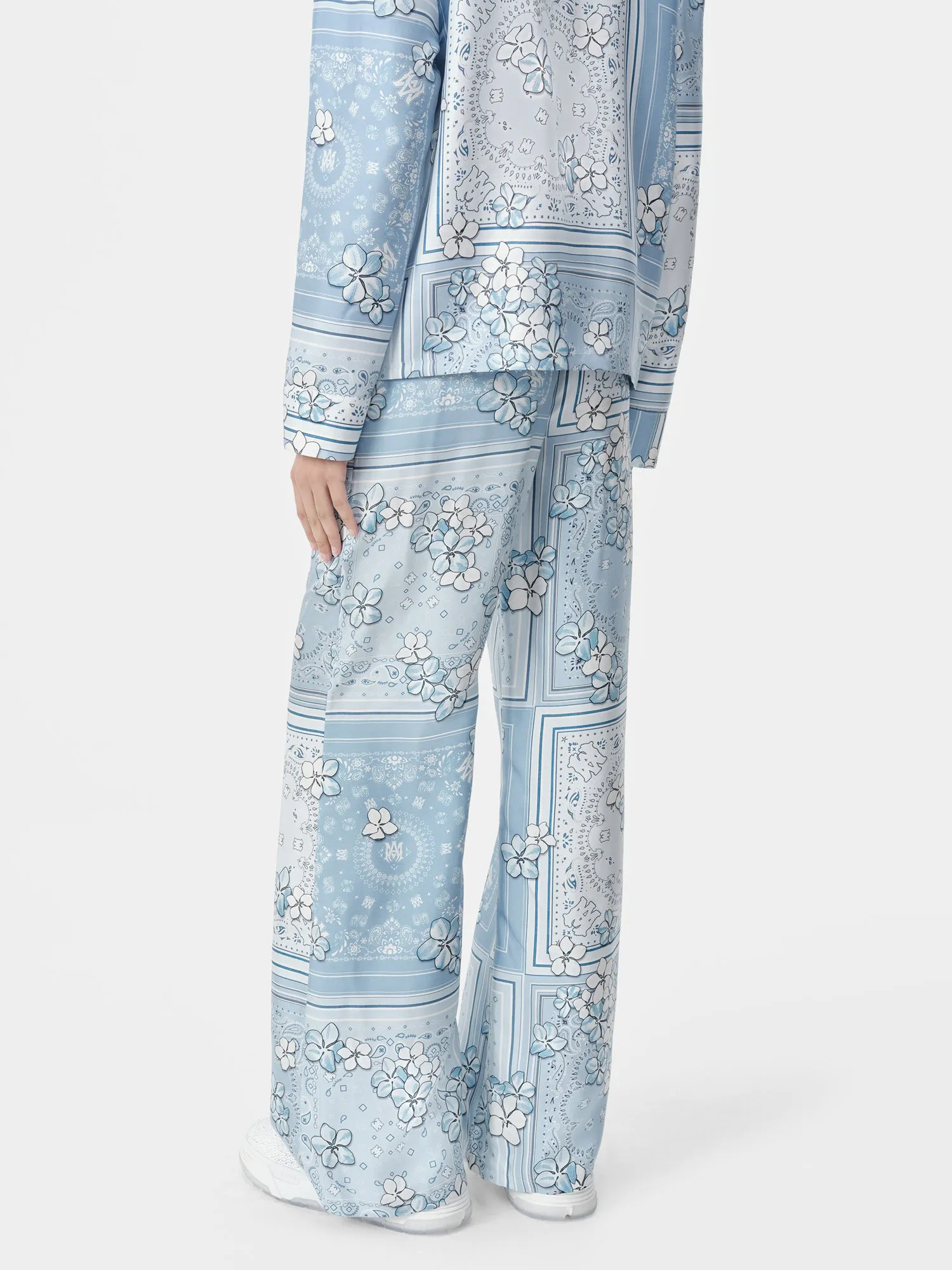 WOMEN - WOMEN'S BANDANA FLORAL PJ PANT - Cerulean sold by AMIRI product image thumbnail 3