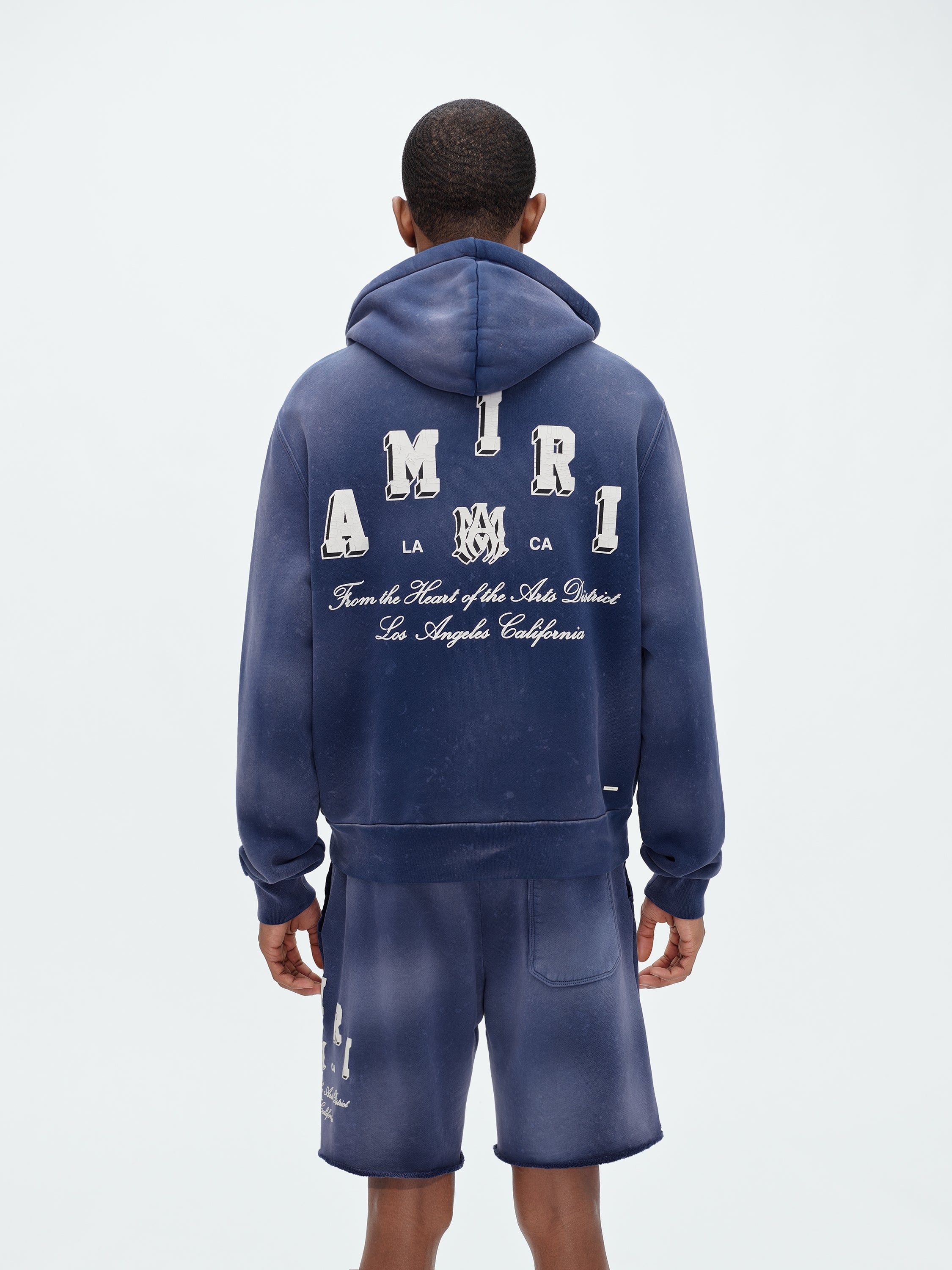 VINTAGE COLLEGIATE ZIP HOODIE - BLUE sold by AMIRI product image thumbnail 4