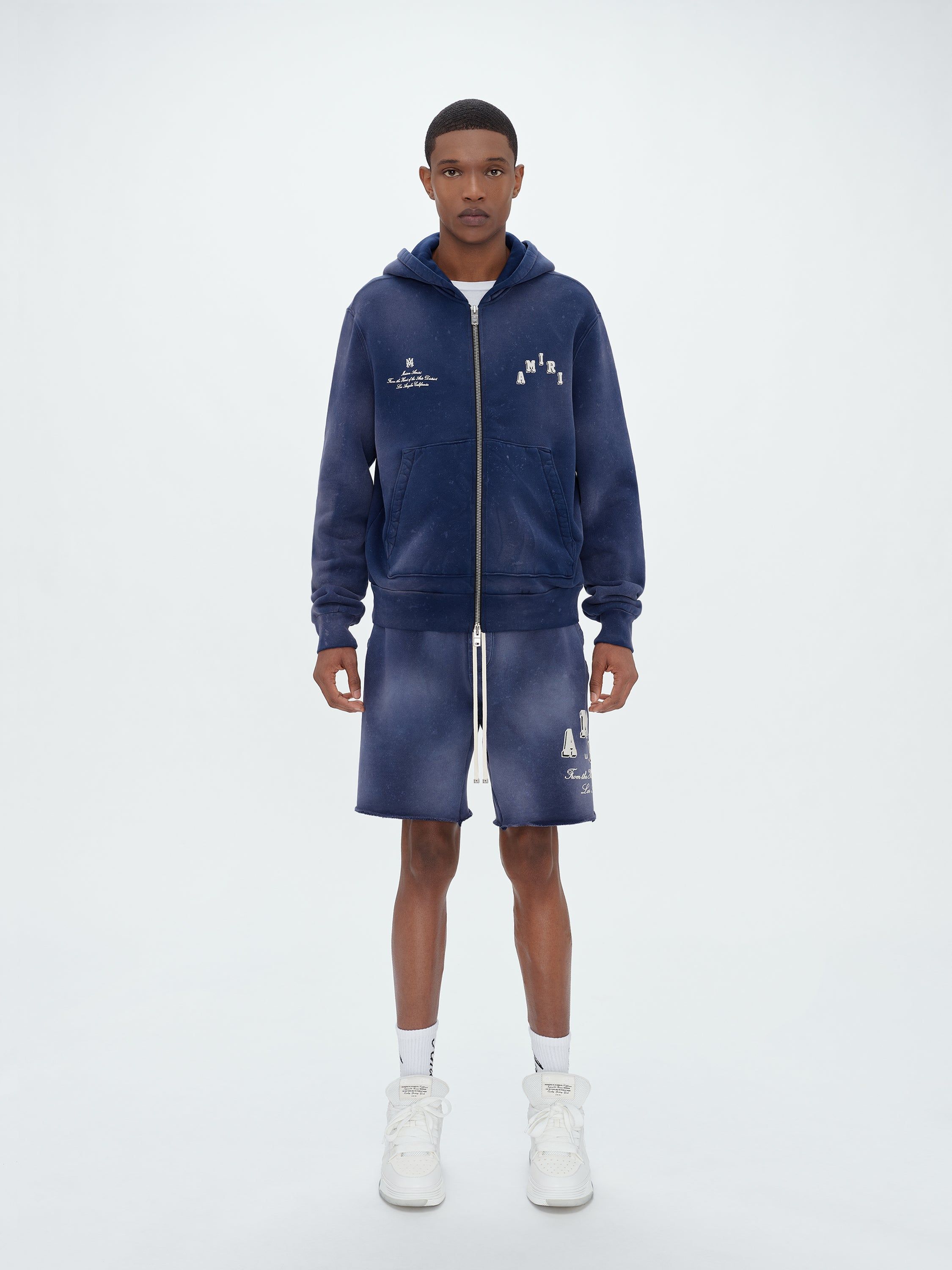 VINTAGE COLLEGIATE ZIP HOODIE - BLUE sold by AMIRI product image thumbnail 2
