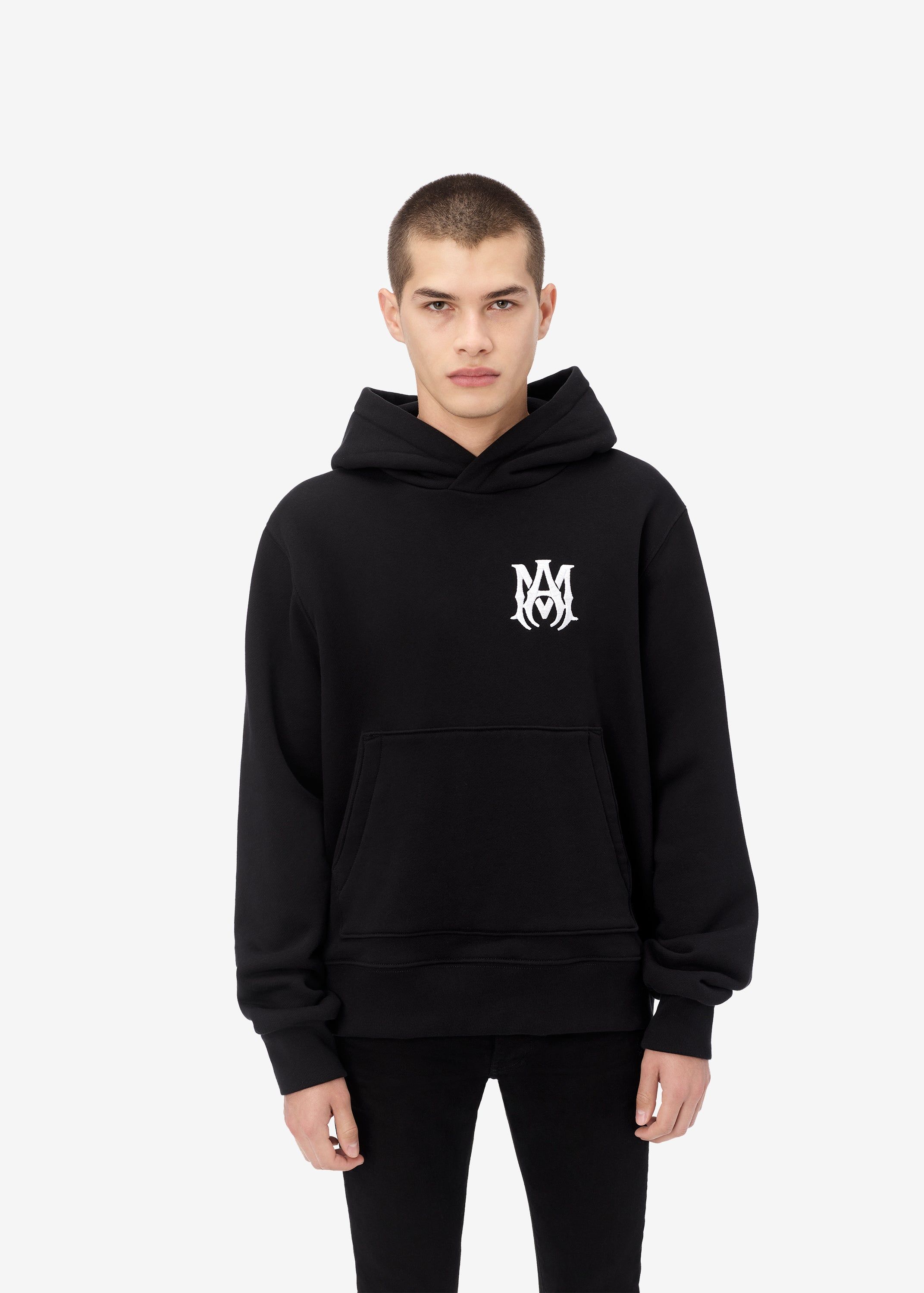 M.A. FITTED HOODIE - BLACK sold by AMIRI product image thumbnail 2