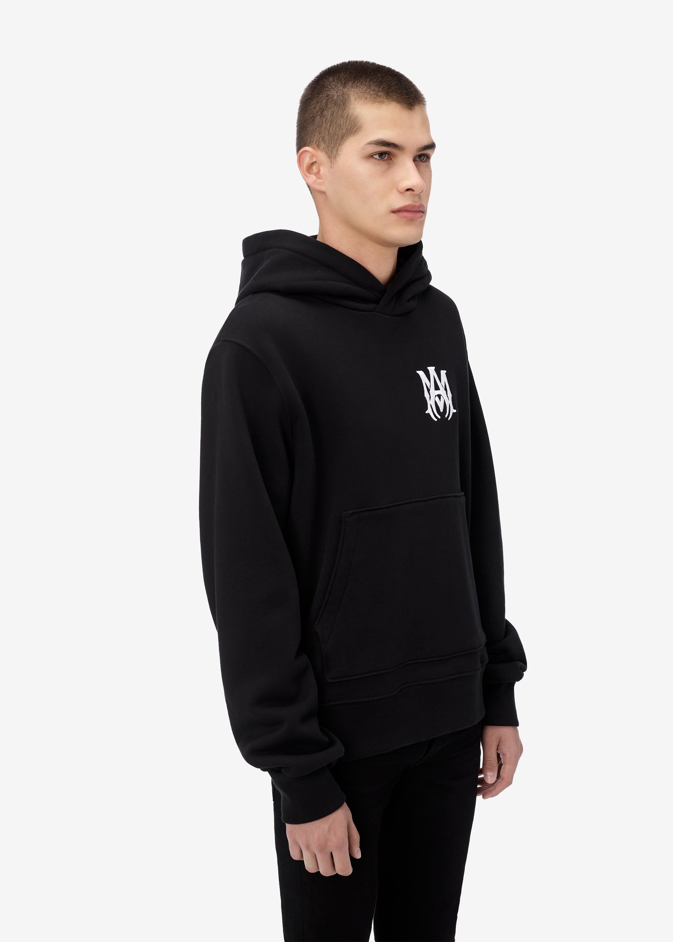 M.A. FITTED HOODIE - BLACK sold by AMIRI product image thumbnail 3