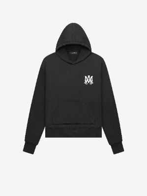 M.A. FITTED HOODIE - BLACK sold by AMIRI