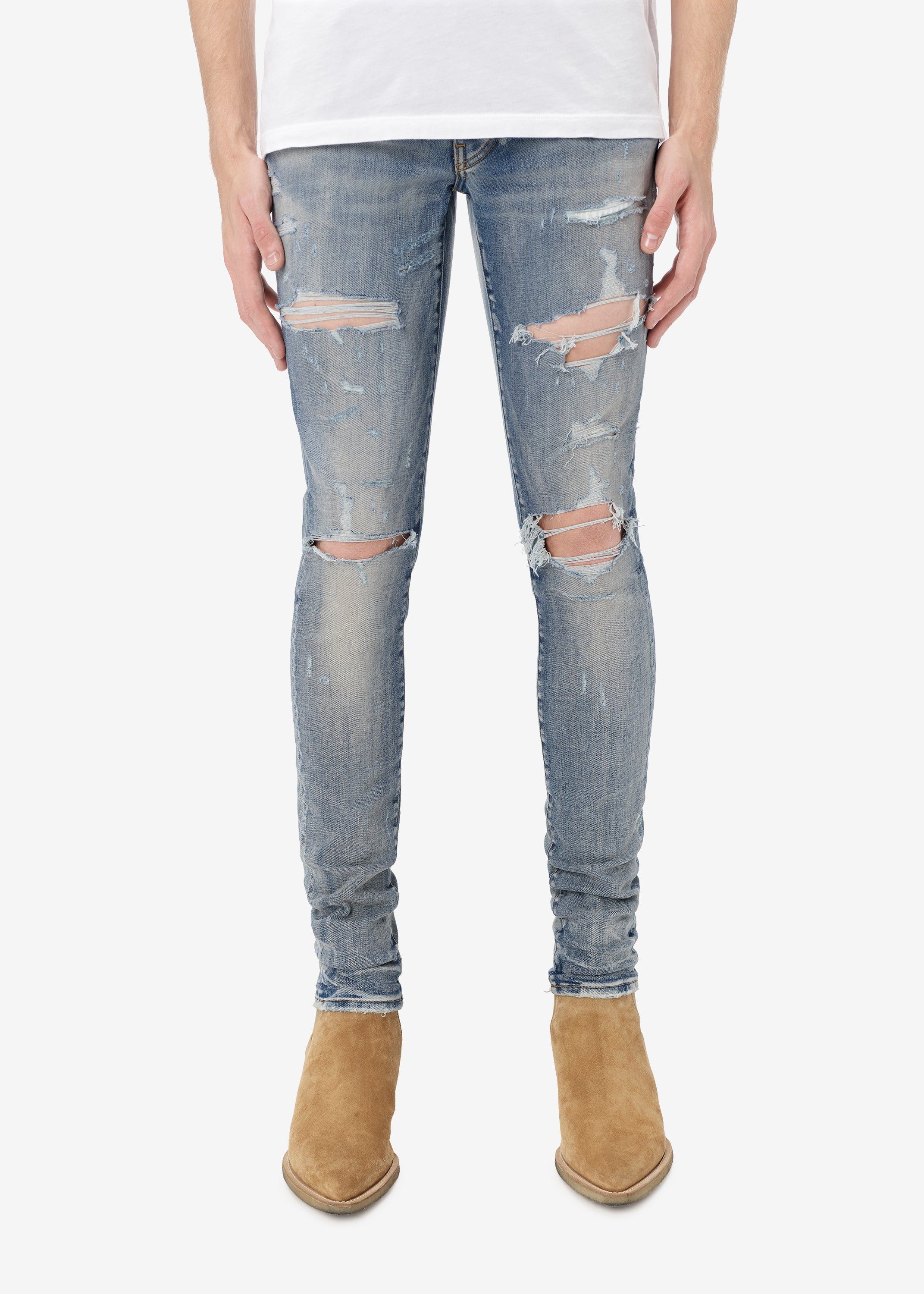 THRASHER PLUS JEAN - CLAY INDIGO sold by AMIRI product image thumbnail 2