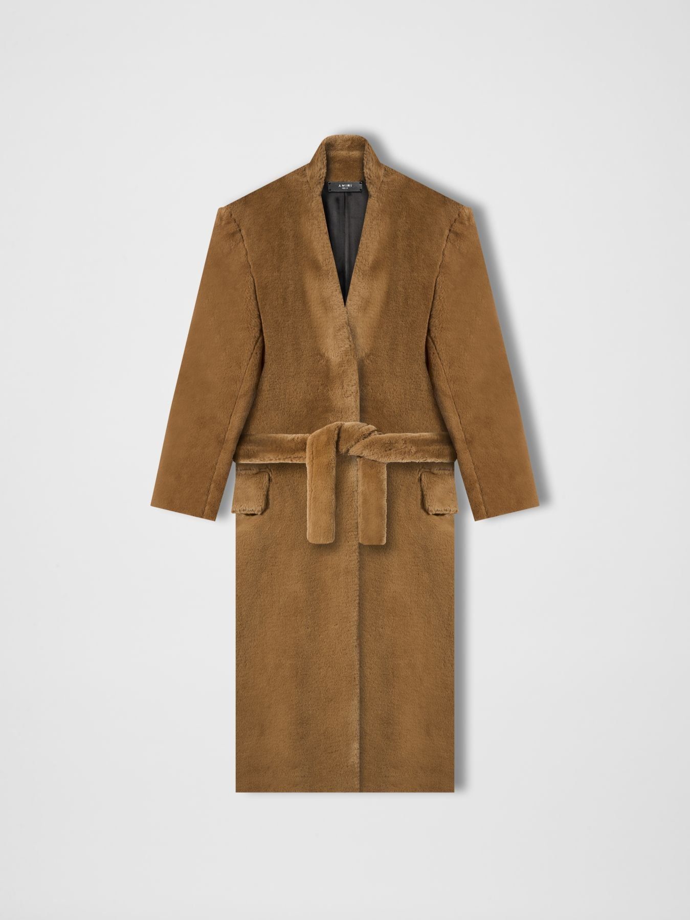 WOMEN - FUR COAT - LIGHT KHAKI sold by AMIRI