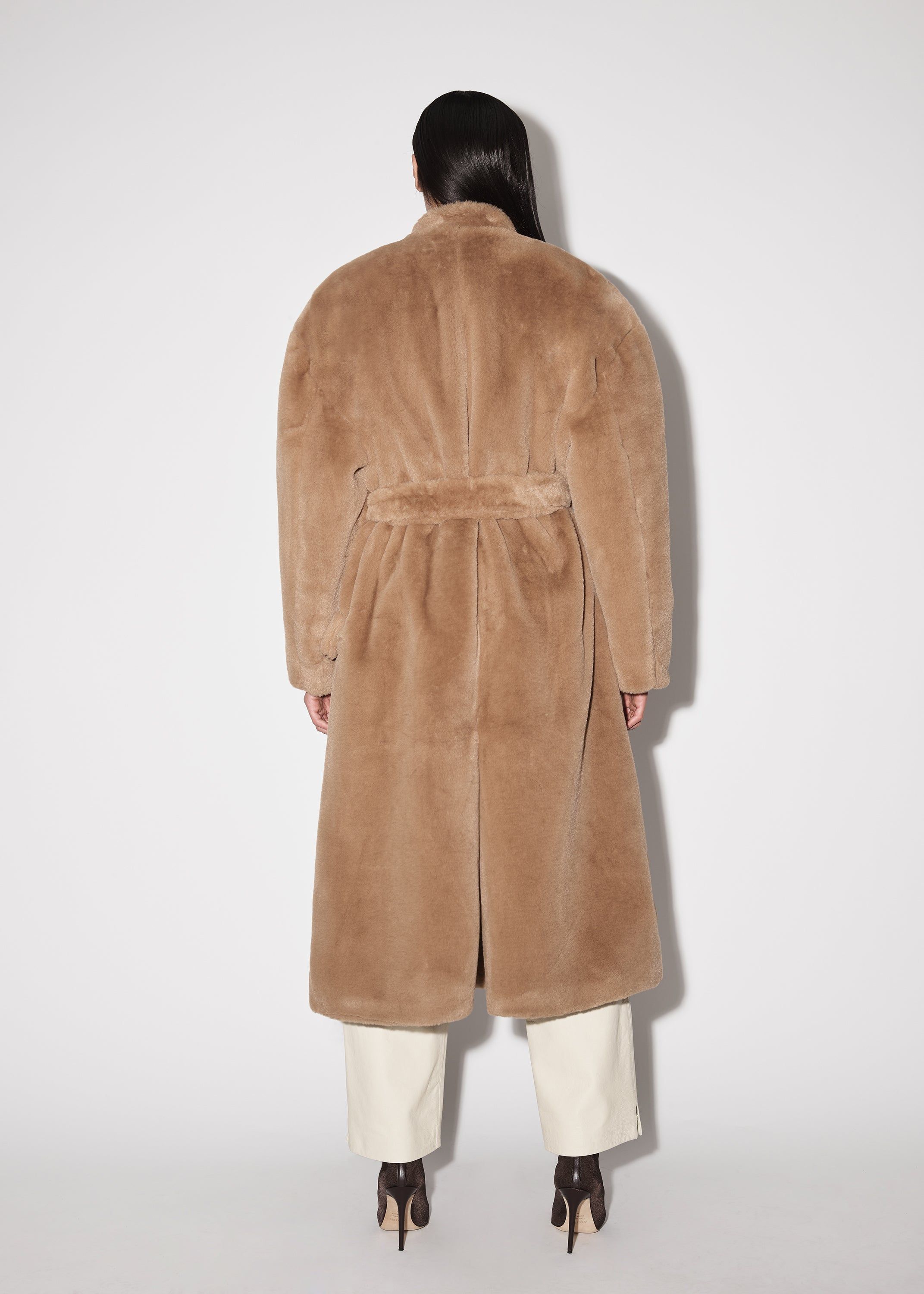 WOMEN - FUR COAT - LIGHT KHAKI sold by AMIRI product image thumbnail 5