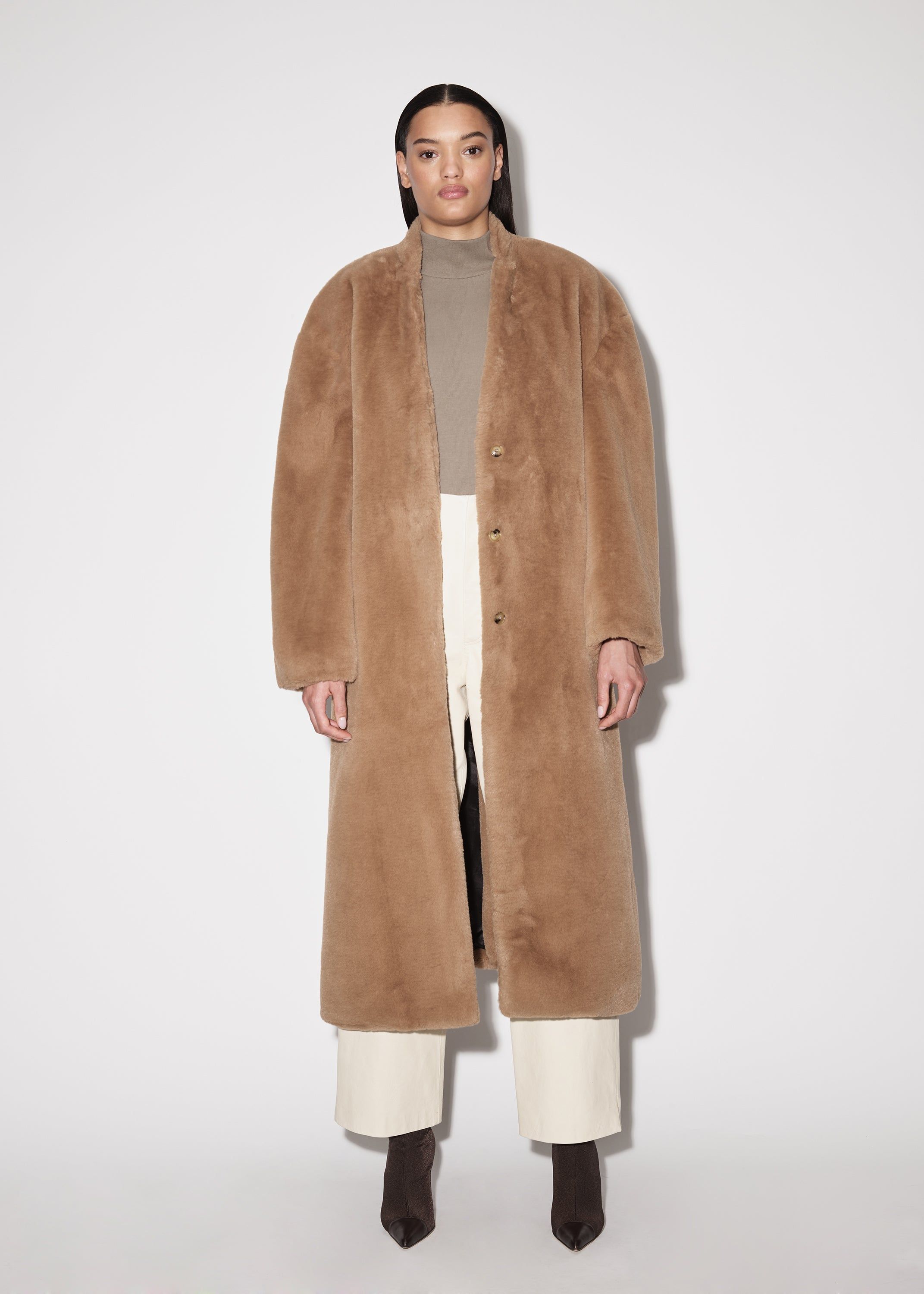 WOMEN - FUR COAT - LIGHT KHAKI sold by AMIRI product image thumbnail 2