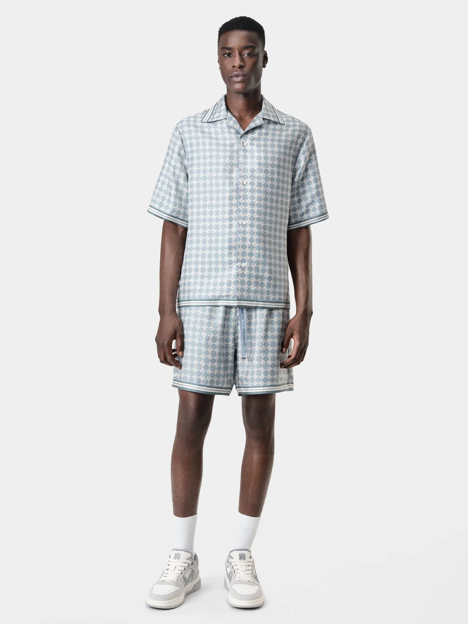 MA QUAD SHORT - Dusty Blue sold by AMIRI