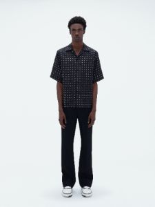 MIX AND MATCH M.A. SHORT SLEEVE SHIRT - BLACK sold by AMIRI
