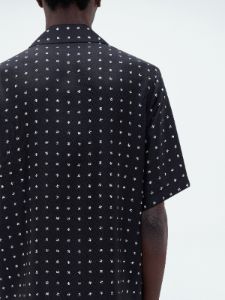 MIX AND MATCH M.A. SHORT SLEEVE SHIRT - BLACK sold by AMIRI