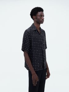 MIX AND MATCH M.A. SHORT SLEEVE SHIRT - BLACK sold by AMIRI
