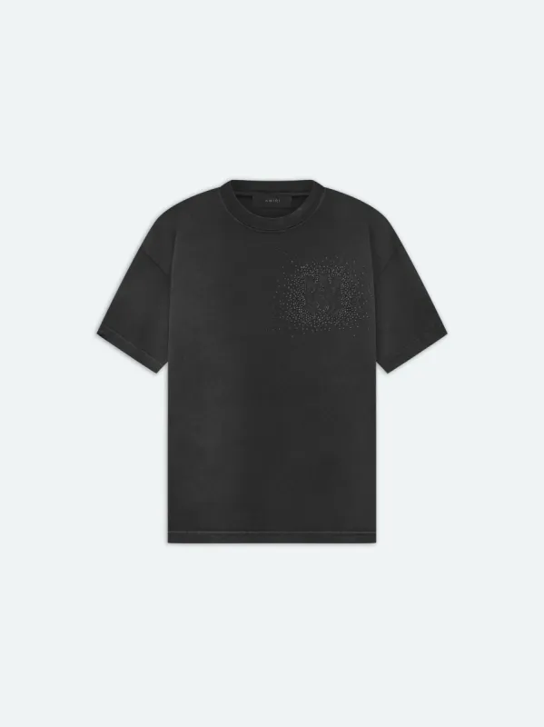 CRYSTAL BURST TEE- Faded Black sold by AMIRI