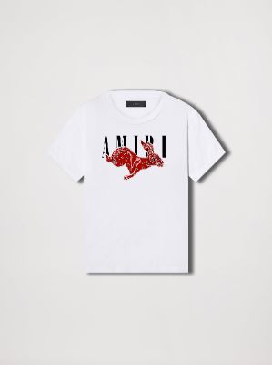 RABBIT LOGO TEE - WHITE sold by AMIRI