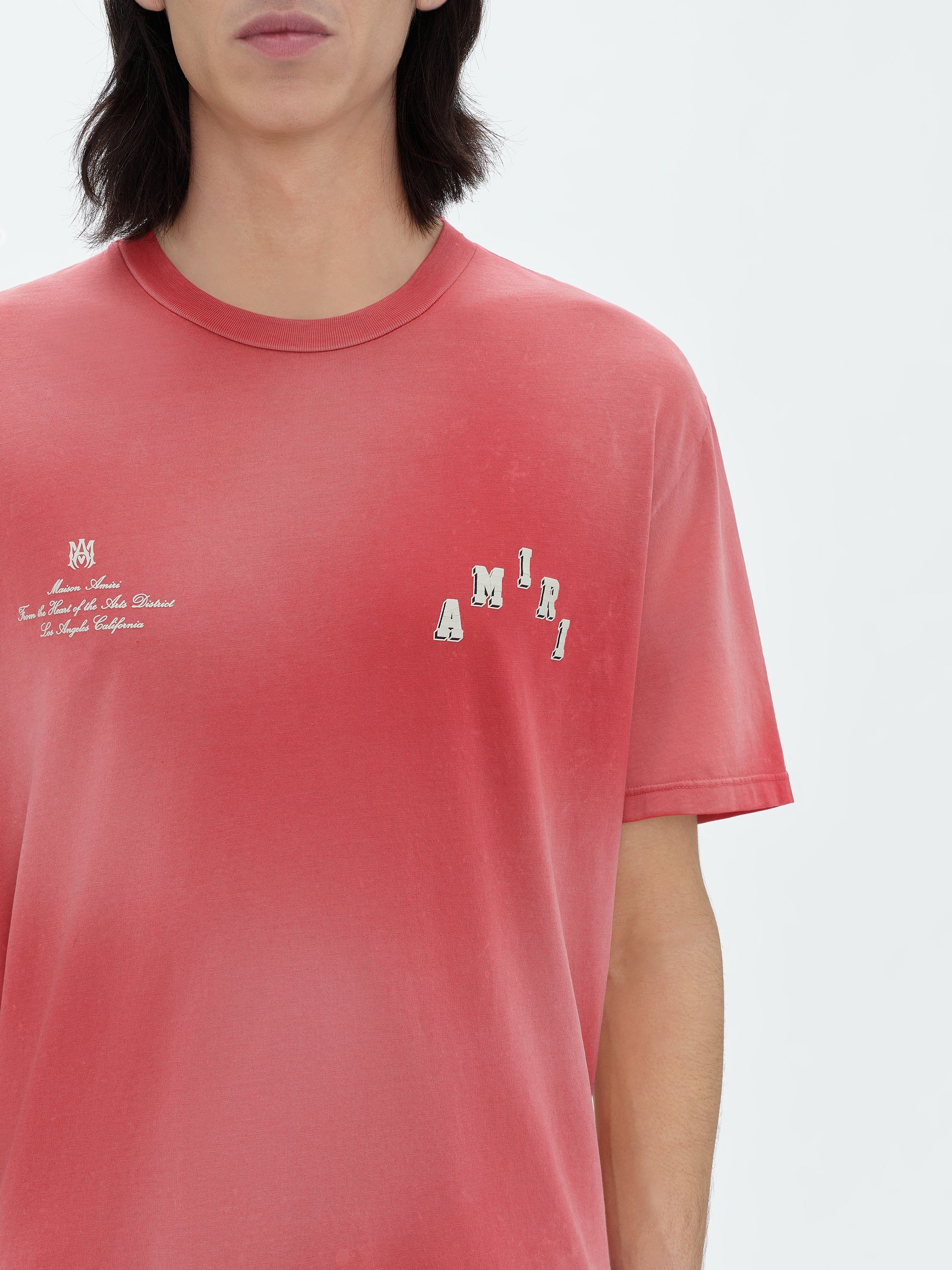 VINTAGE COLLEGIATE TEE - RED sold by AMIRI product image thumbnail 5