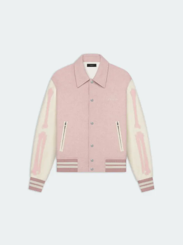 BONES JACKET - Heather Pink sold by AMIRI