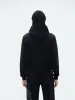 AMIRI STAGGERED LOGO HOODIE - Black sold by AMIRI