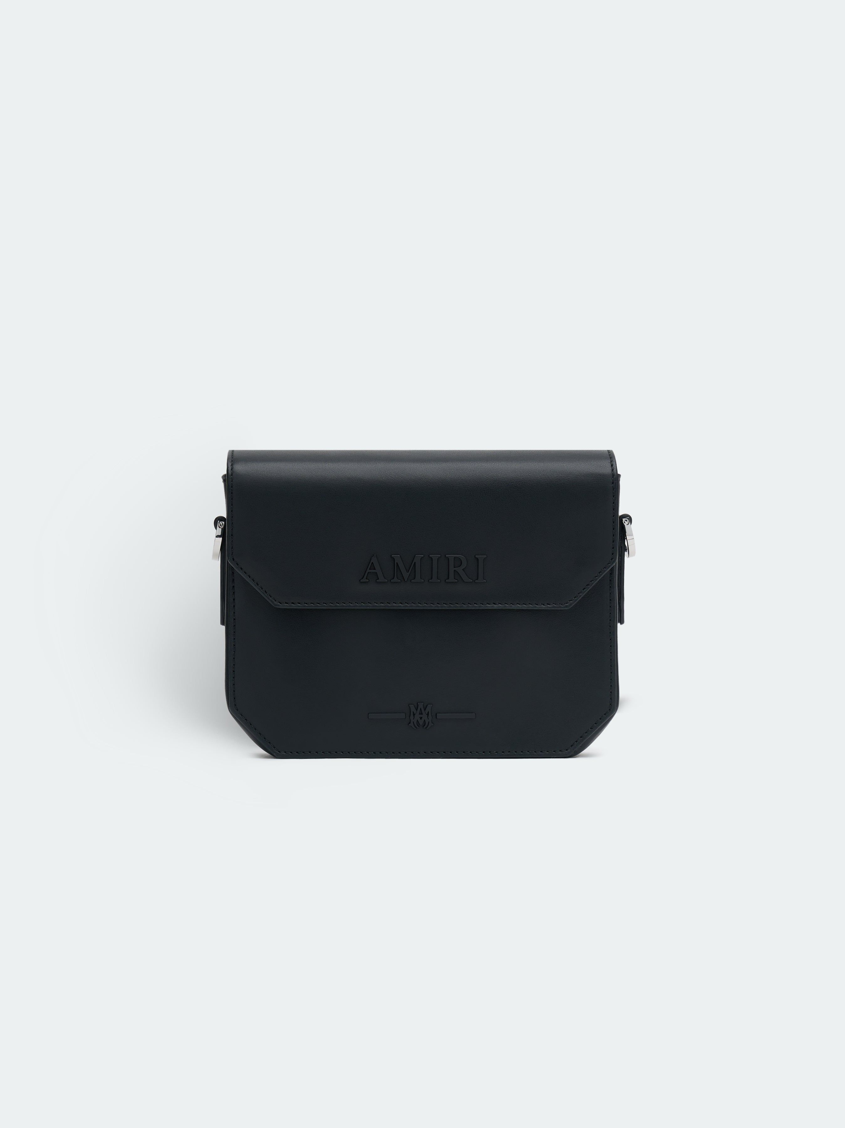 NAPPA LEATHER FLAP CROSSBODY - Black sold by AMIRI