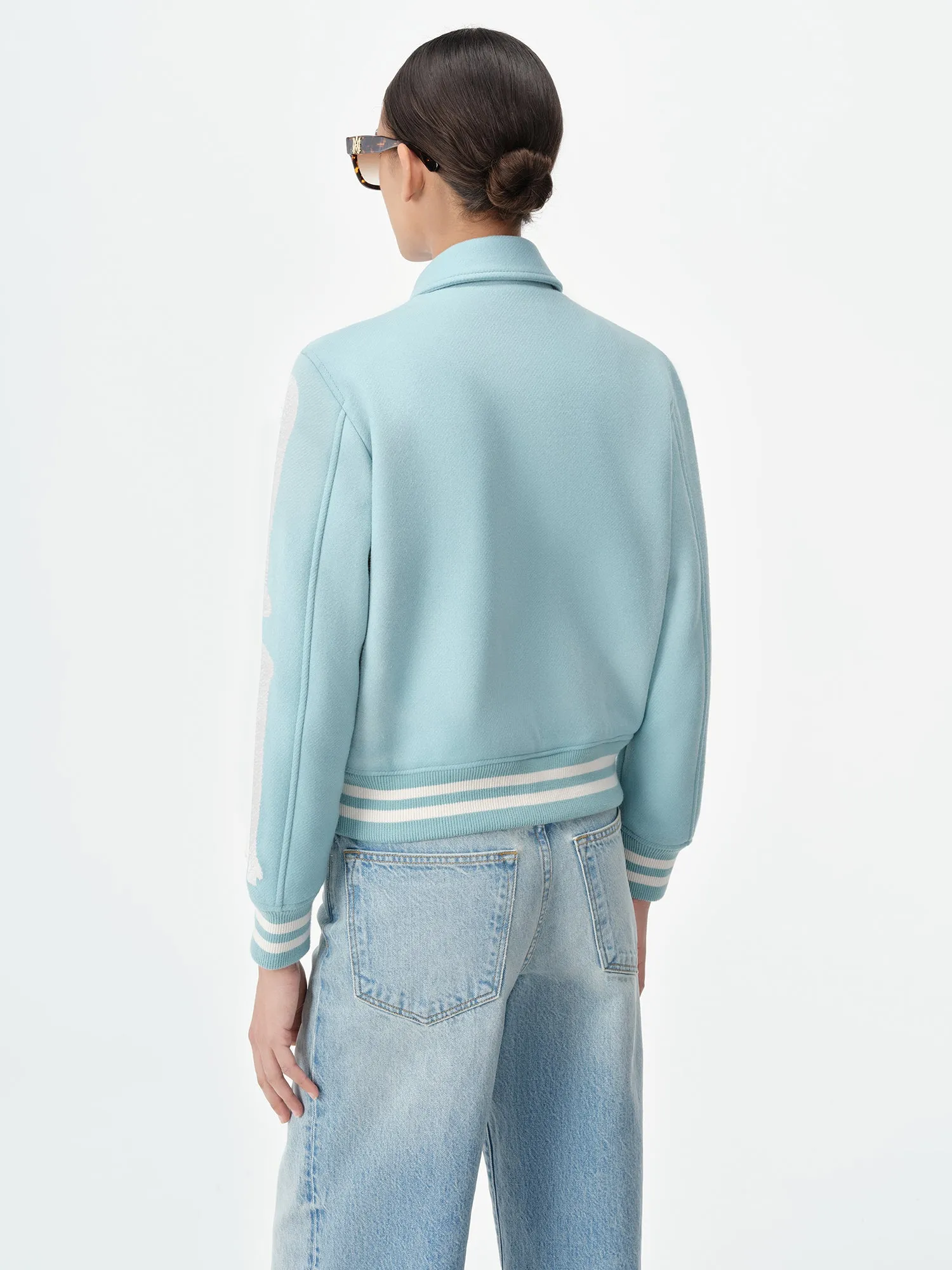 WOMEN - WOMEN'S BONES JACKET - Harbor Blue sold by AMIRI product image thumbnail 3