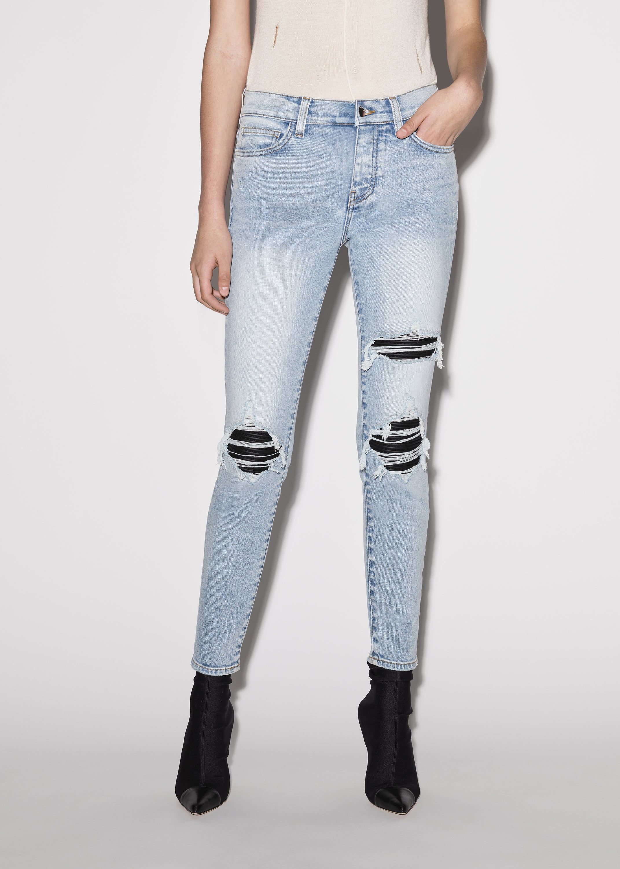 WOMEN - MX1 JEAN - Medium Indigo sold by AMIRI product image thumbnail 3