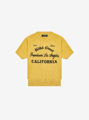 ARCHIVE MOTIF SWEATSHIRT - CANARY made by AMIRI